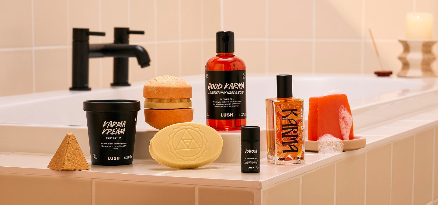 Lush Karma range