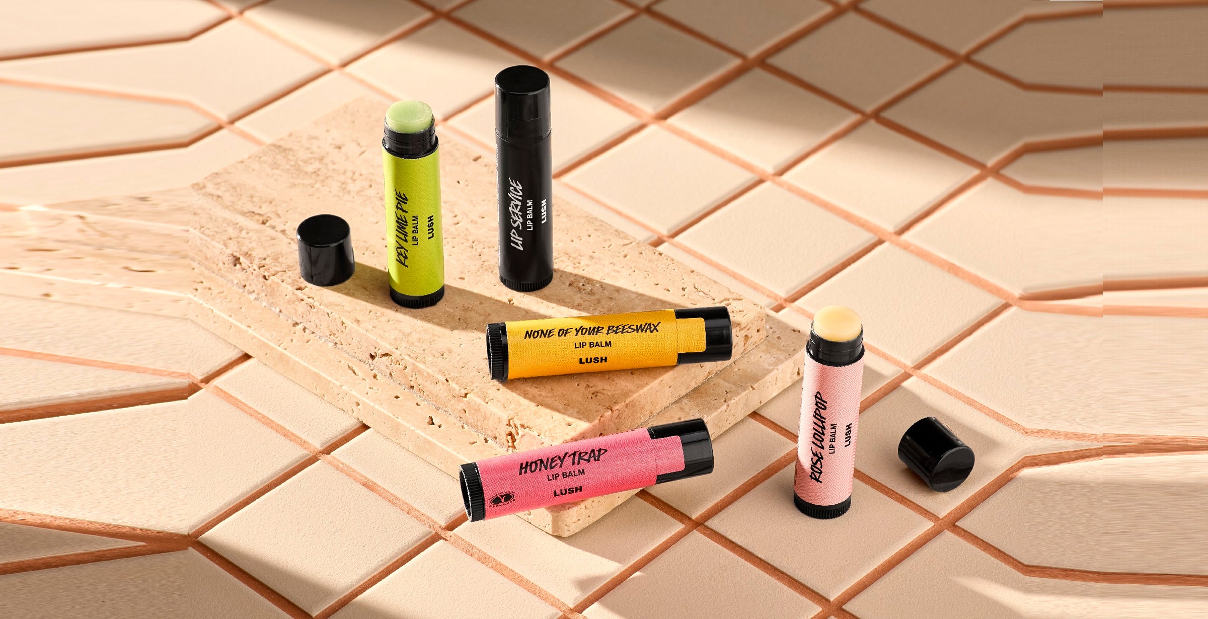 Lush lip balms