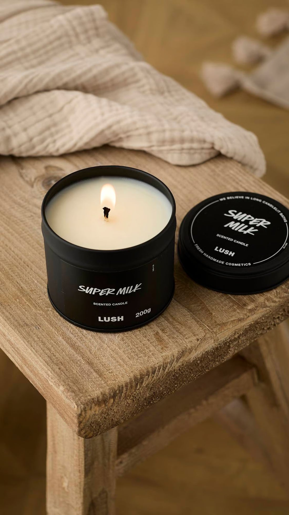 Super Milk Single Wick Candle