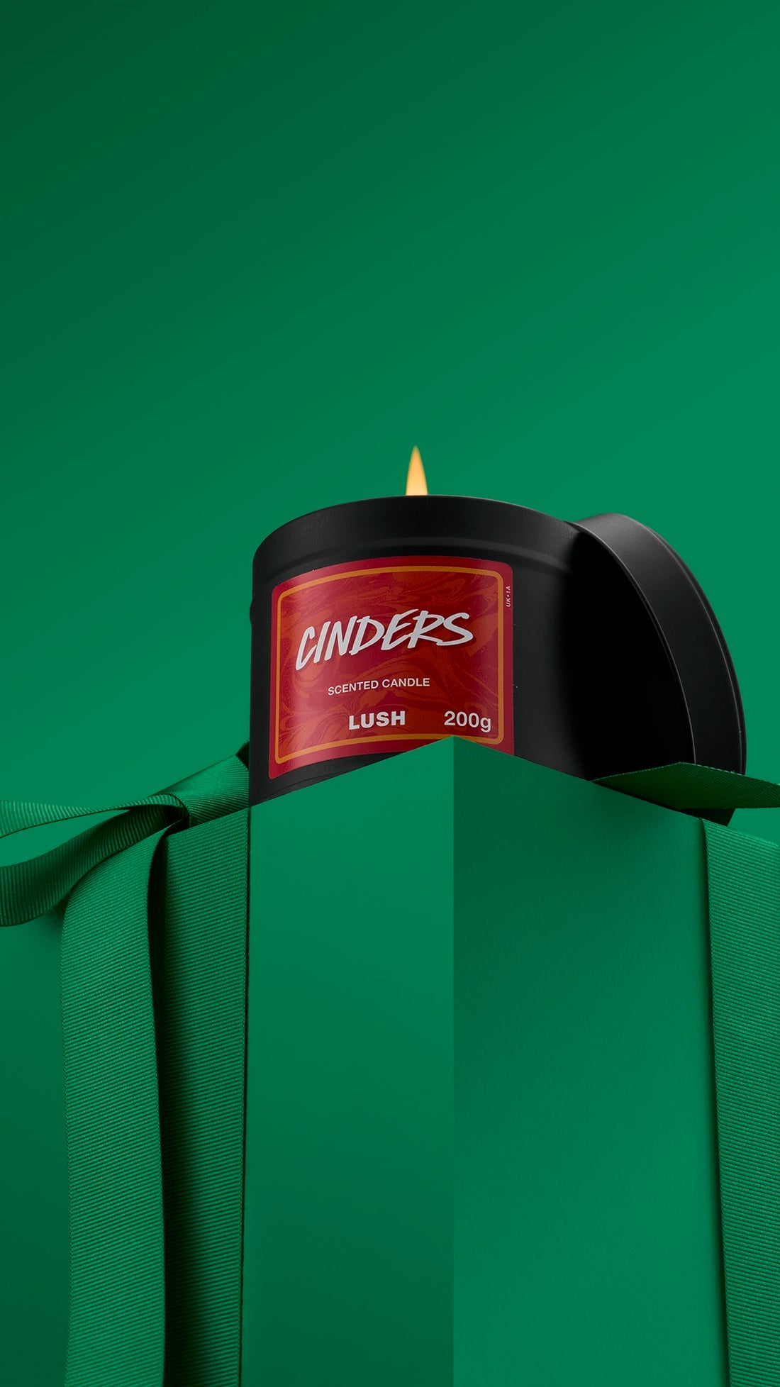 Cinders Single Wick Candle