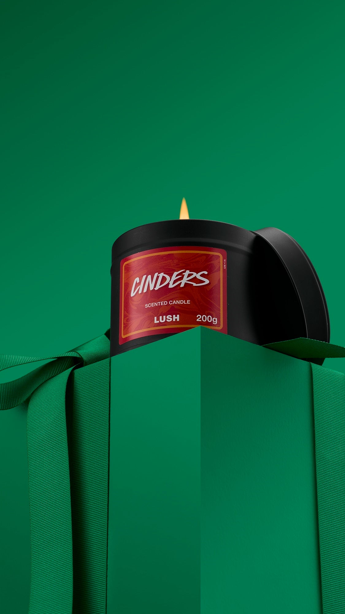 Cinders Single Wick Candle