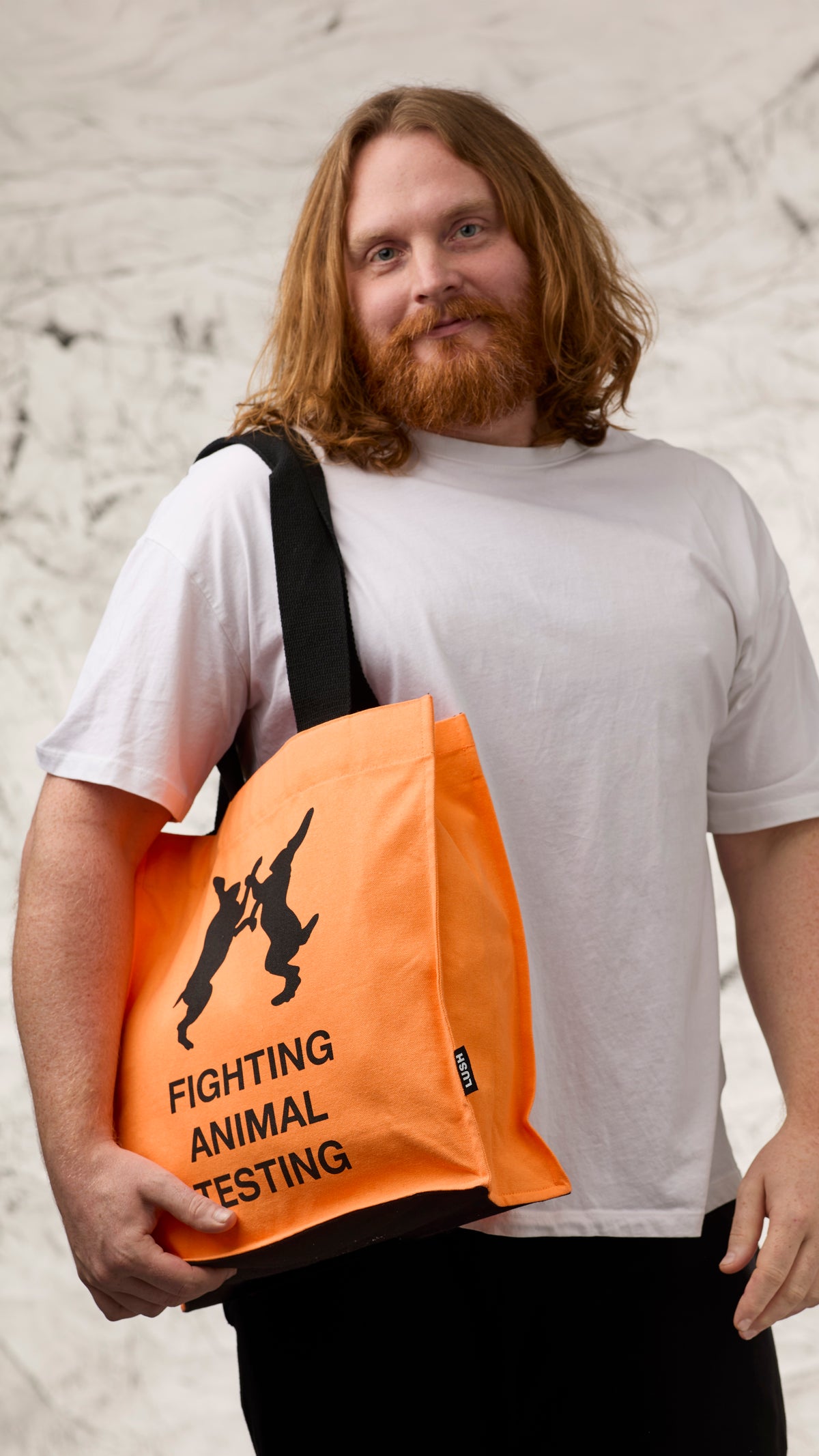 Fighting Animal Testing - Fluoro Orange