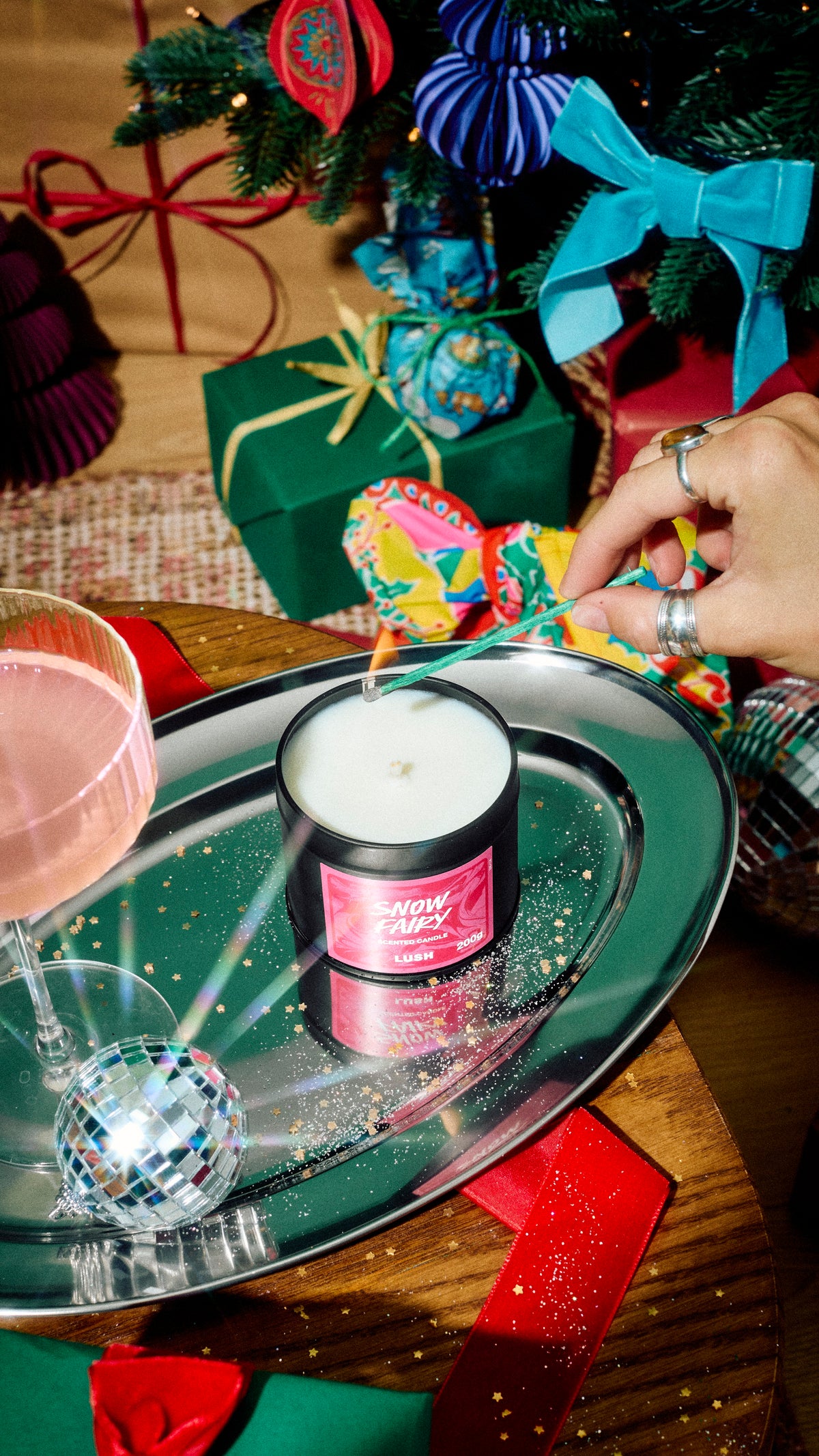 Snow Fairy Single Wick Candle