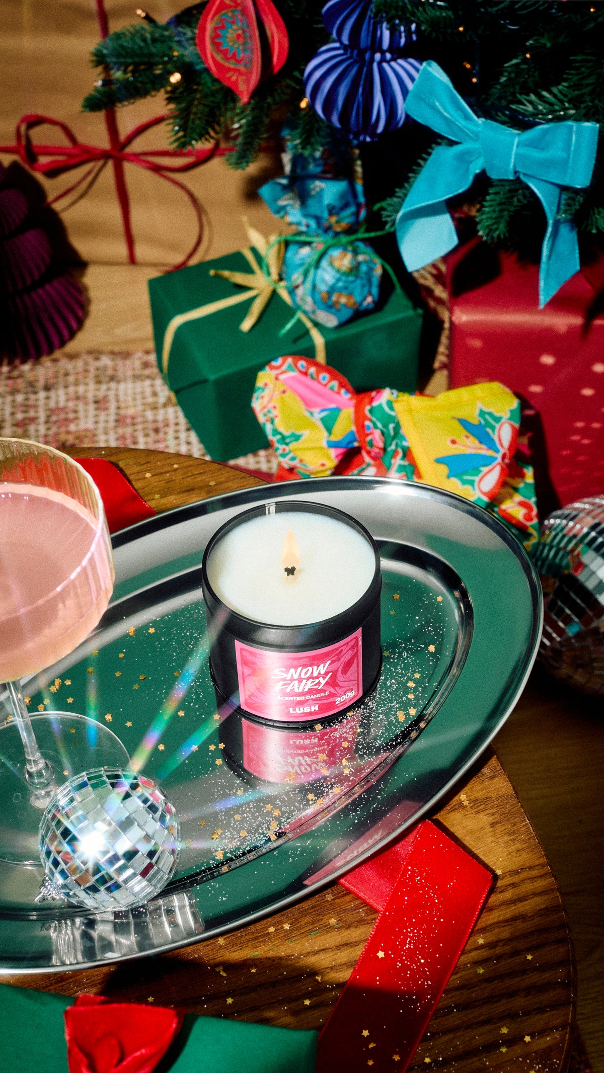 Snow Fairy Single Wick Candle