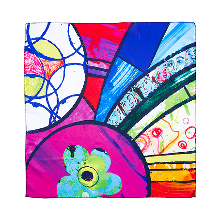 Wonky Cosmos Knot Wrap